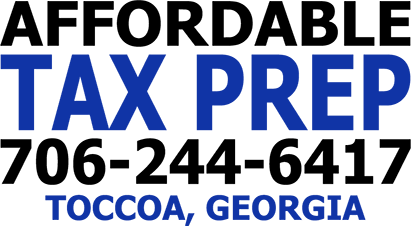 Affordable Tax Prep Toccoa Georgia logo